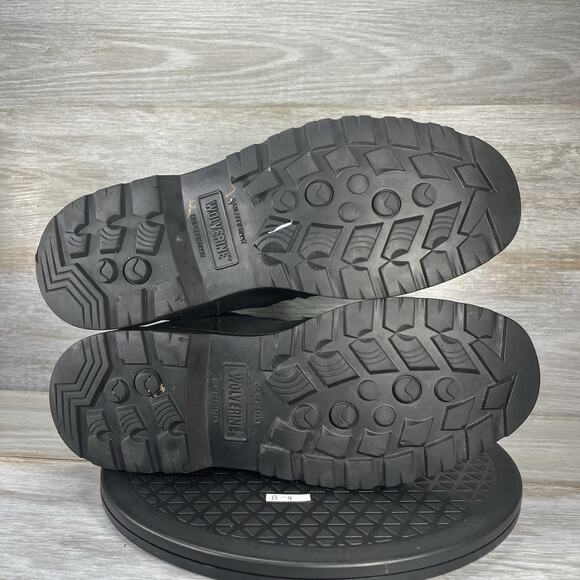 Wolverine Men's Floorhand Waterproof Black Leather Work Boots Size 12 M - Picture 8 of 8